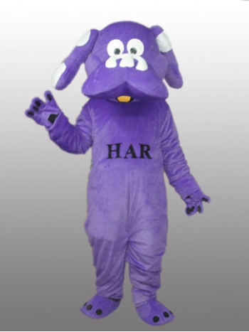 着ぐるみ　いぬ　犬　（紫色）　本格的 変身 きぐるみ コスチューム 大人用