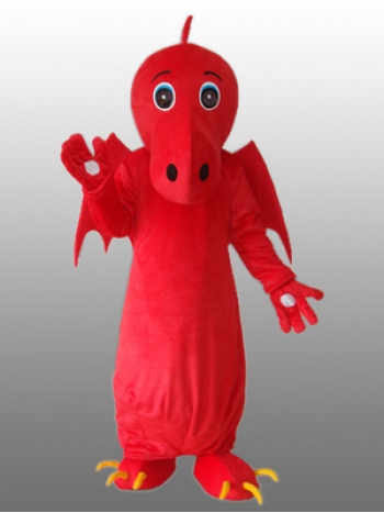 着ぐるみ　龍・竜・リュウ（赤色）　本格的 変身 きぐるみ コスチューム 大人用