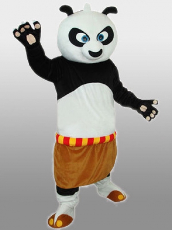 本格的 パンダ　熊猫　カンフーパンダ　フリース　着ぐるみ　大人用　コスチューム