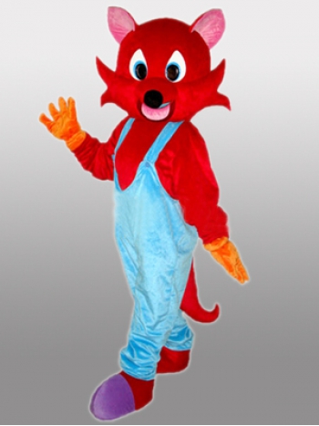 本格的 着ぐるみ　動物　キツネ　狐（赤色）　変身 きぐるみ コスチューム 大人用
