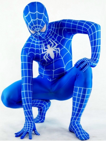 ★全身タイツ 青 spider-man スパイダーマン★コスチューム コスプレ衣装 spider-man cosplay スーツ サイズ豊富 サイズオーダー可能 変装 仮装 コス ハロウィン