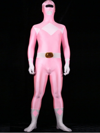 ★全身タイツ ピンク★恐竜戦隊ジュウレンジャー スーパー戦隊シリーズ スーツ コスプレ衣装 コスチューム サイズ豊富 オーダーメイド製作 変身 舞台 変装 仮装 コス ハロウィン