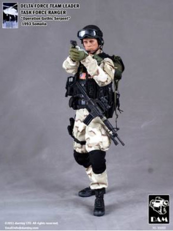 デルタフォースレンジャーチームリーダー1993年ソマリア駐留部隊コンバット1/6 Toyscity】【DMA】デルタフォースレンジャー チームリーダー 1993年