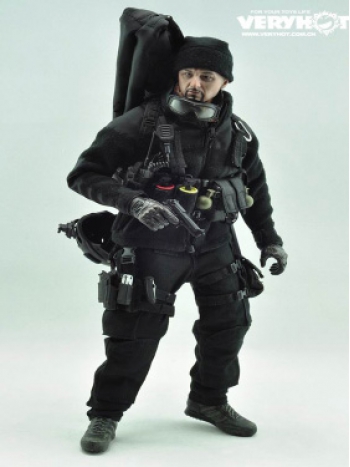 【VERY HOT】 スナイパー狙撃手　Black Action Sniper 素体ボディ＆ヘッド抜き