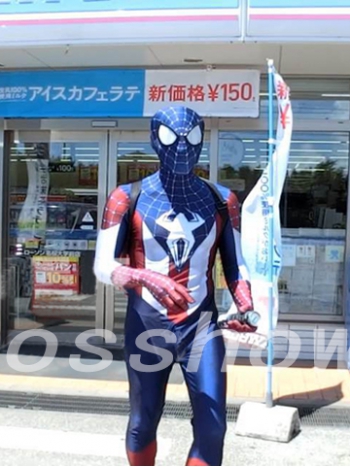 【コスプレ 全身タイツ 衣装】 アメイジング・スパイダーマン2  Spider Man 2  映画　マスク ゼンタイ cosplay 弾力・伸縮性あり  コスチューム  オーダーメイド製作　Spiderman 男性　女性 ハロウィン