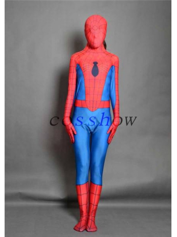 【全身タイツ】★東映版★スパイダーマン　スーツ　男女兼用　アメイジング・スパイダーマン Spider Man 映画マスクゼンタイ cosplay 弾力・伸縮性あり コスチューム オーダーメイド製作　変身　舞台　スペシャルバーション 男性　女