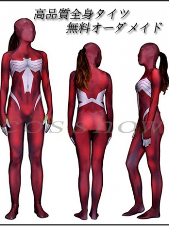 Ultimate Spider-Woman コスプレ女性スパイダーマン変装舞台cosハロウィーン二次会舞台セクシーcos変装舞台 ハロウィーン無料オーダーメイド