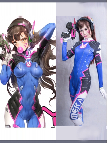 ★全身タイツ D.Va★Overwatch オーバーウオッチ コスチューム コスプレ衣装 cosplay サイズ豊富 変装 仮装 コス ハロウィン