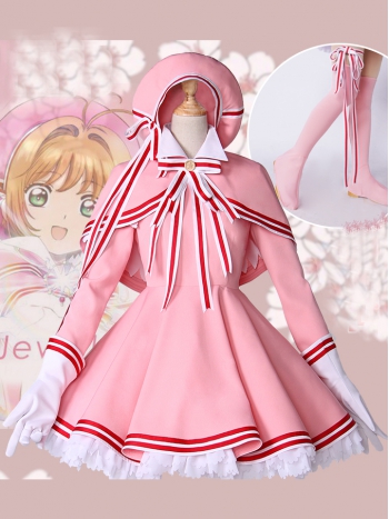 ★コスプレ衣装 木之本 桜/KINOMOTO SAKURA★カードキャプターさくら コスチューム cosplay サイズ豊富 変装 仮装 コス ハロウィン