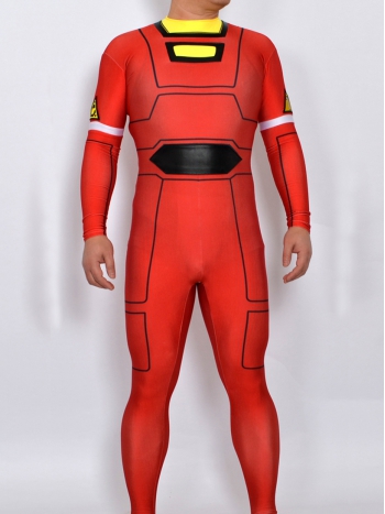 ★全身タイツ レッドレーサー Red Racer★スーパー戦隊 激走戦隊カーレンジャー  Gekisou Sentai Carranger コスチューム コスプレ衣装 スーツ サイズ豊富 サイズオーダー可能 変装 仮装 コス ハロウィン