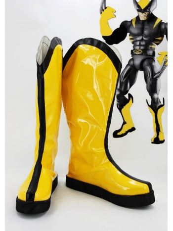★X-Men Wolverine コスプレブーツ 靴 イエロー cosplay 変装 仮装 豪華/華麗/高品質 サイズオーダー ハロウイン