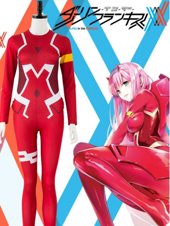 ★コスプレ全身タイツ ZERO TWO★DARLING in the FRANXX ダーリン・イン・ザ・フランキス コスチューム コスプレ衣装 cosplay サイズ豊富 変装 仮装 コス ハロウィン