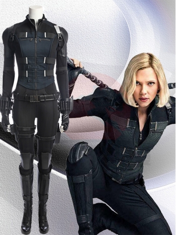 ★コスプレ衣装 10点セット Black Widow ブラック・ウィドー★     The Avengers コスチューム cosplay コスプレ衣装 サイズ豊富 サイズオーダー無料 変装 仮装 コス クリスマス 変身 舞台 ハロウィン