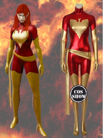 ★全身タイツ Phoenix レッド★ X-Men: Dark Phoenix  Ｘ-メン コスチューム cosplay コスプレ衣装 サイズ豊富 サイズオーダー無料 変装 仮装 コス クリスマス 変身 舞台 ハロウィン