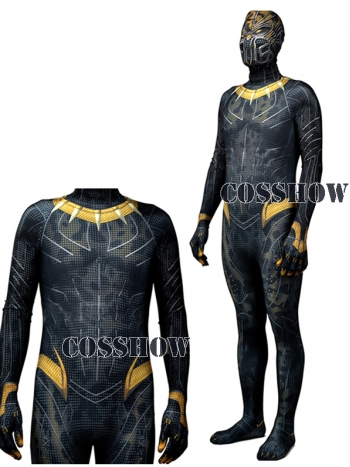 ★全身タイツ Black Panther ブラックパンサー★Black Panther Cosplay コスチューム コスプレ衣装 スーツ サイズ豊富 サイズオーダー可能 変装 仮装 コス ハロウィン