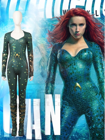 ★コスプレ衣装 全身タイツ 緑 Mera メラ★Justice League Aquaman アクアマンコスチューム cosplay 変装 仮装 サイズオーダー可能 ハロウィン