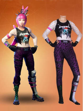 ★Fortnite フォートナイト power chord cosplay 全身タイツ コスチューム 変装 仮装 サイズ豊富 サイズオーダー可能 コス ハロウィン