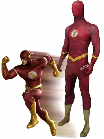 ★全身タイツ The Flash ★The Flash Cosplay コスチューム コスプレ衣装 スーツ サイズ豊富 サイズオーダー可能 変装 仮装 コス ハロウィン