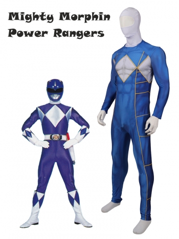 全身タイツ 海外バージョン アメリカバージョン 勇気の戦士 ダン トリケラレンジャー★POWER RANGERS 恐竜戦隊ジュウレンジャー Mighty Morphin Power Rangers コスプレ衣装 スーツ サイズオーダー無料