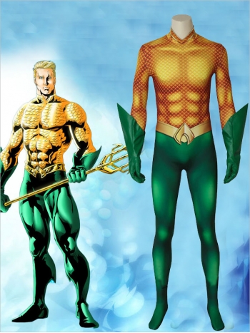Aquaman アクアマン アーサー・カリー 3Dプリント グローブ付き コスプレ衣装 サイズ豊富 変装 仮装 コス ハロウィン