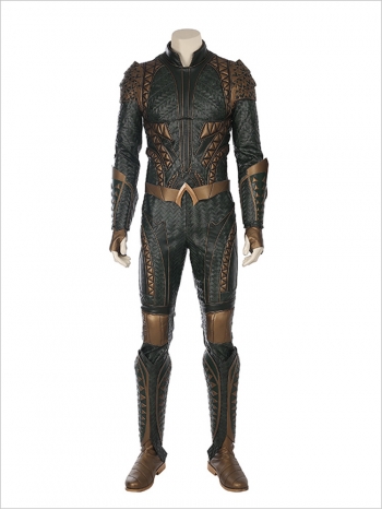 ★先着5名様フォクをプレゼント！★Aquaman アクアマン アーサー・カリー 皮革バージョン 高級仕様 グローブ コスプレ衣装 サイズ豊富 変装 Justice League ジャスティス仮装 コス ハロウィン