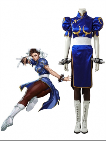 チュン・リー Chun-Li 春麗 コスプレ衣装セット ストリートファイター★Street Fighter コスチューム cosplay 変装 仮装 サイズ豊富 サイズオーダー可能