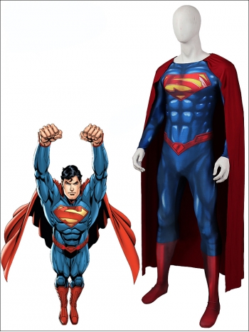 ★スーパーマン17号 全身タイツ★コスプレ衣装 Superman cosplay スーツ サイズ豊富 サイズオーダー可能 変装 仮装 コス ハロウィン