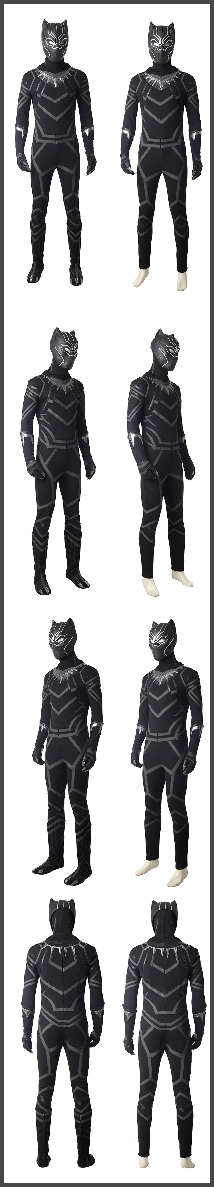 ★全身タイツ Black Panther★Black Panther Cosplay コスチューム コスプレ衣装 スーツ サイズ豊富 サイズオーダー可能 変装 仮装 コス ハロウィン