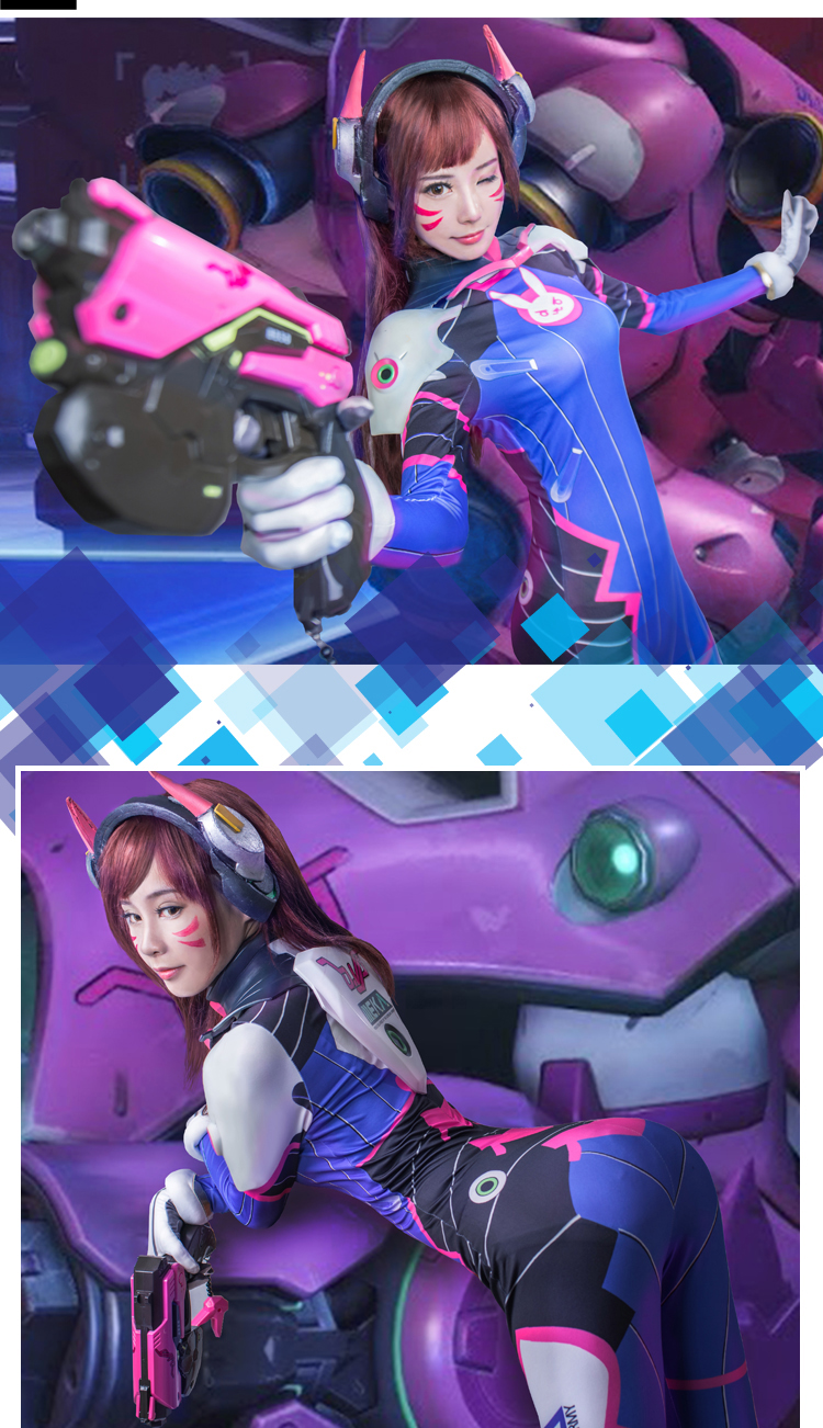 ★全身タイツ D.Va★Overwatch オーバーウオッチ コスチューム コスプレ衣装 cosplay サイズ豊富 変装 仮装 コス ハロウィン