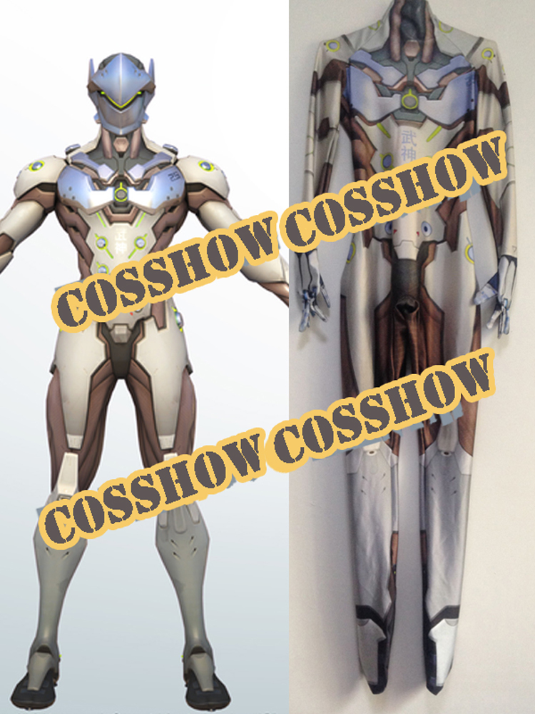 ★全身タイツ Shimada Genji 立体印刷★Overwatch オーバーウオッチ スーツ コスチューム コスプレ衣装 cosplay 無料オーダーメイド サイズ豊富 変装 仮装 コス ハロウィン