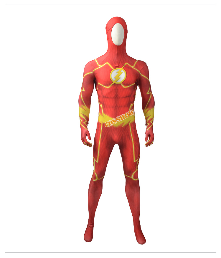 ★全身タイツ The Flash 3Dプリント★The Flash Cosplay コスチューム コスプレ衣装 スーツ サイズ豊富 サイズオーダー可能 変装 仮装 コス ハロウィン