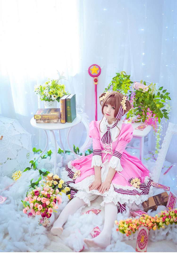 ★コスプレ衣装 木之本 桜/KINOMOTO SAKURA★カードキャプターさくら コスチューム cosplay サイズ豊富 変装 仮装 コス ハロウィン