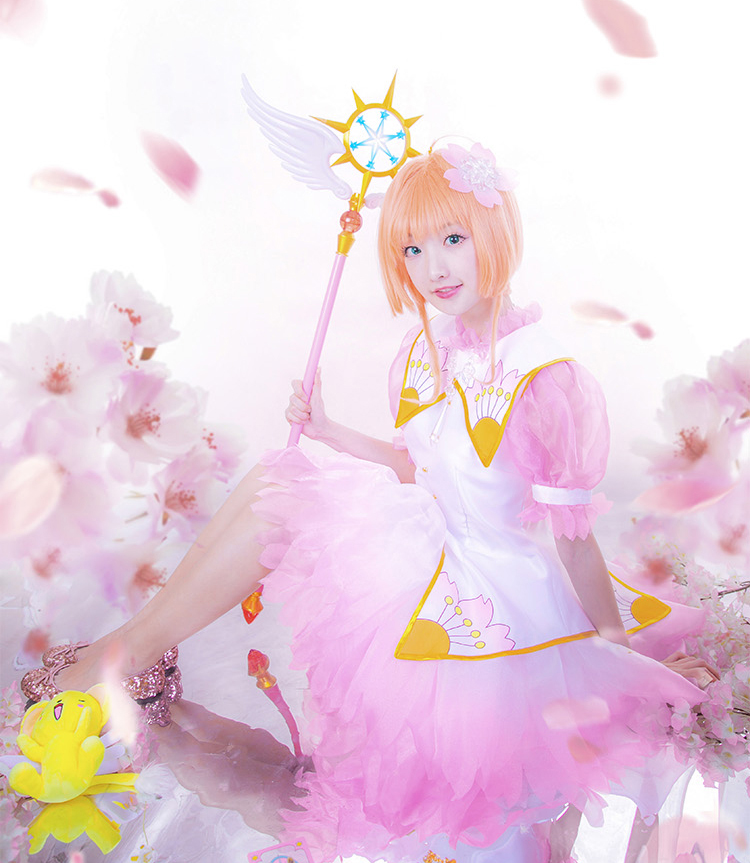 ★コスプレ衣装 木之本 桜/KINOMOTO SAKURA★カードキャプターさくら コスチューム cosplay サイズ豊富 変装 仮装 コス ハロウィン