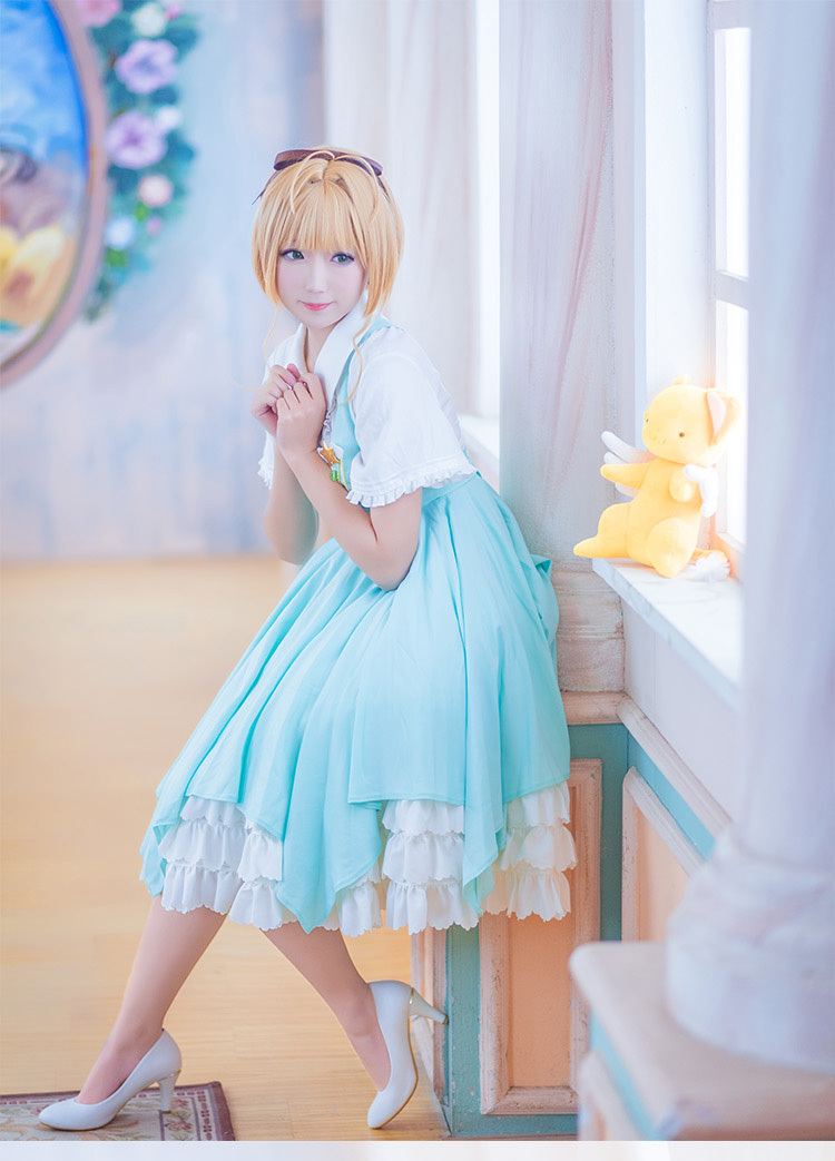 ★コスプレ衣装 木之本 桜/KINOMOTO SAKURA★カードキャプターさくら コスチューム cosplay サイズ豊富 変装 仮装 コス ハロウィン