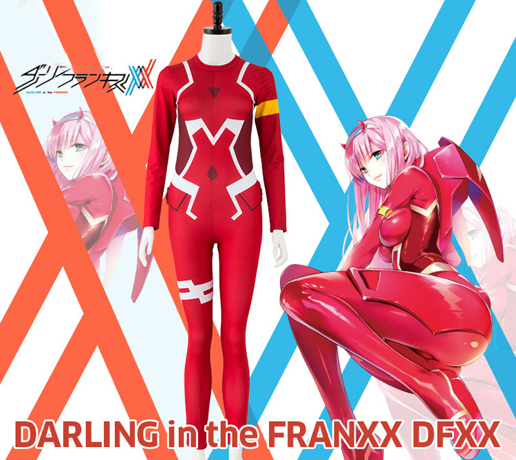 ★コスプレ衣装セット ZERO TWO★DARLING in the FRANXX ダーリン・イン・ザ・フランキス コスチューム コスプレ衣装 cosplay サイズ豊富 変装 仮装 コス ハロウィン