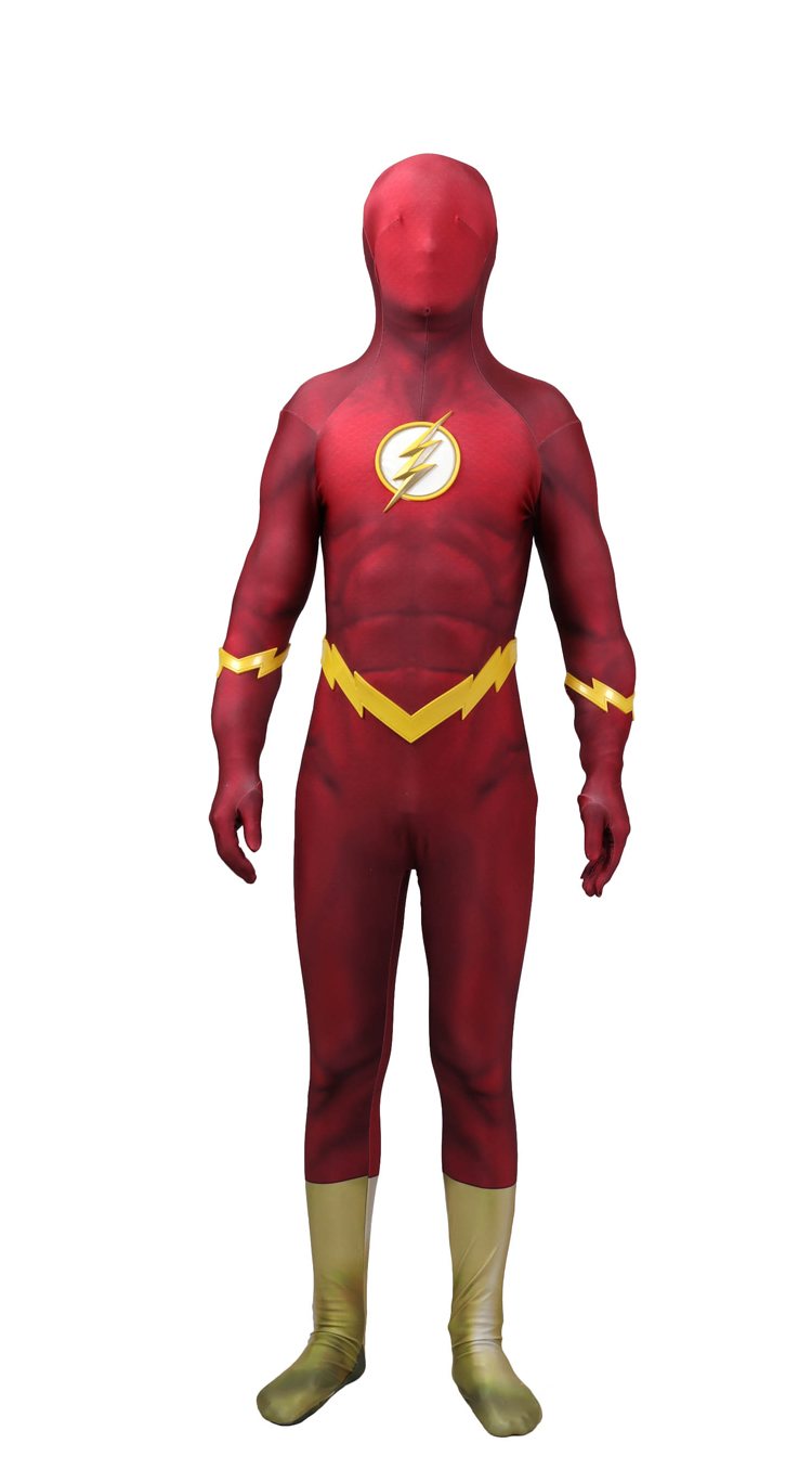 ★全身タイツ The Flash ★The Flash Cosplay コスチューム コスプレ衣装 スーツ サイズ豊富 サイズオーダー可能 変装 仮装 コス ハロウィン