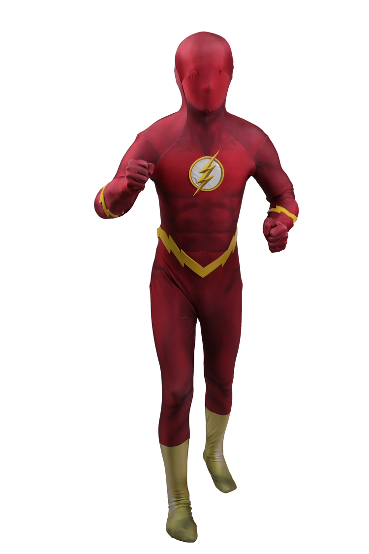 ★全身タイツ The Flash ★The Flash Cosplay コスチューム コスプレ衣装 スーツ サイズ豊富 サイズオーダー可能 変装 仮装 コス ハロウィン