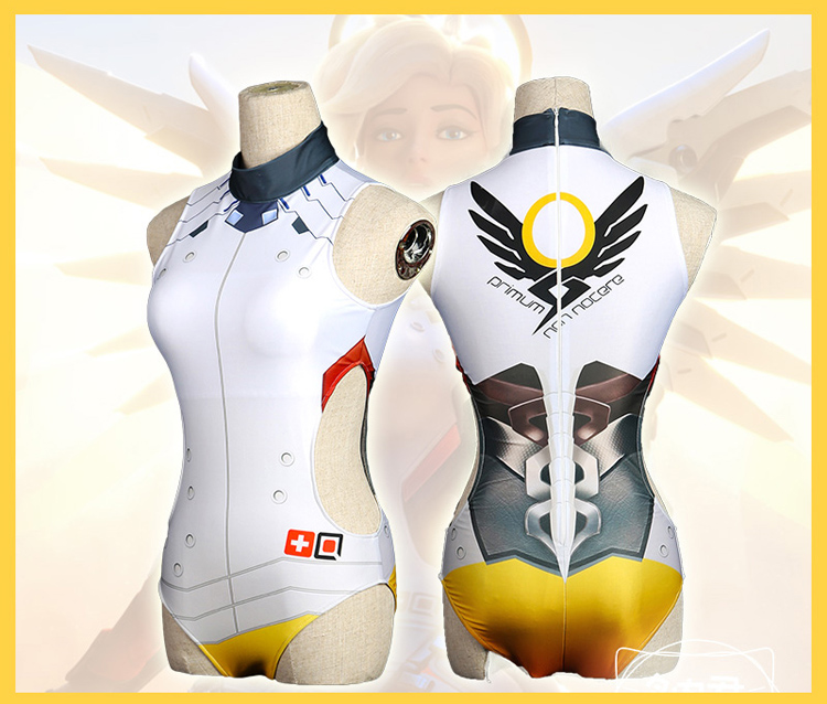 ★コスプレ衣装 水着 Mercy/Angela Ziegler★Overwatch オーバーウオッチ コスチューム コスプレ衣装 cosplay サイズ豊富 変装 仮装 コス ハロウィン