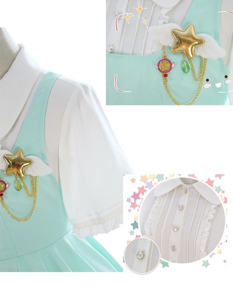 ★コスプレ衣装 木之本 桜/KINOMOTO SAKURA★カードキャプターさくら コスチューム cosplay サイズ豊富 変装 仮装 コス ハロウィン