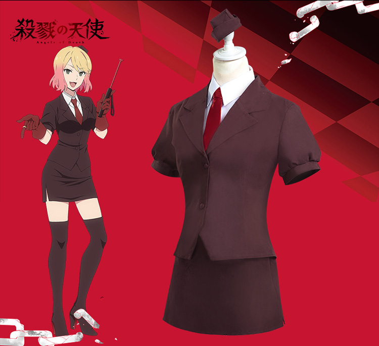 ★コスプレ衣装セット キャサリン·ワード/Catherine·Ward★殺戮の天使 Angels of Death コスチューム コスプレ衣装 cosplay サイズ豊富 変装 仮装 コス ハロウィン