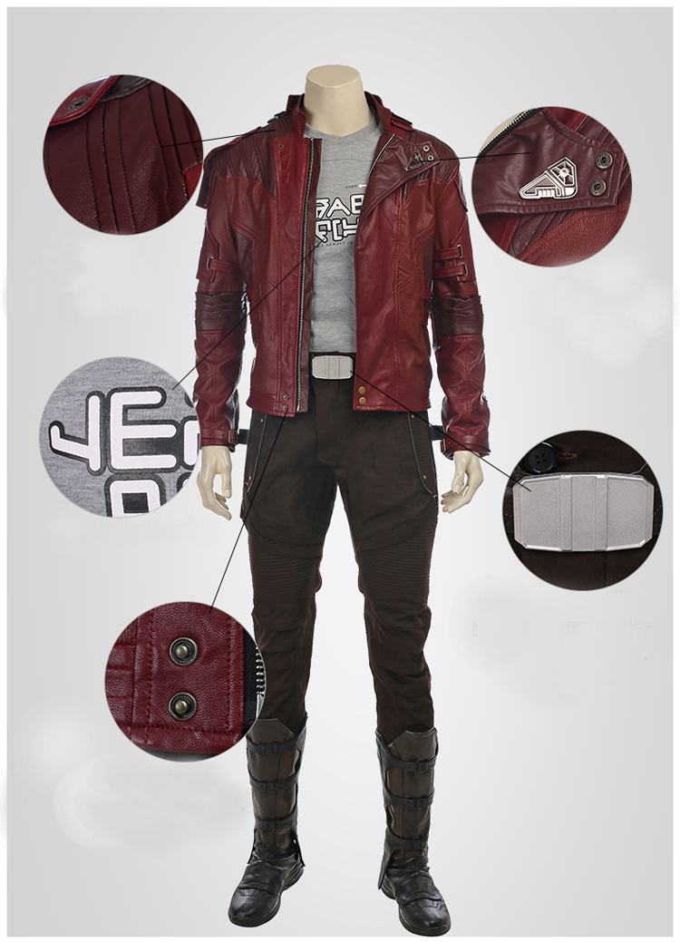 ★コスプレ衣装 Peter Jason Quill Star-Lord★Guardians of the Galaxy Spartoi コスチューム コスプレ衣装 スーツ サイズ豊富 サイズオーダー無料 変装 仮装 コス ハロウィン