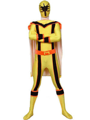 魔法戦隊マジレンジャー 全身タイツ 黄　男性　ベーススーツ コスチューム