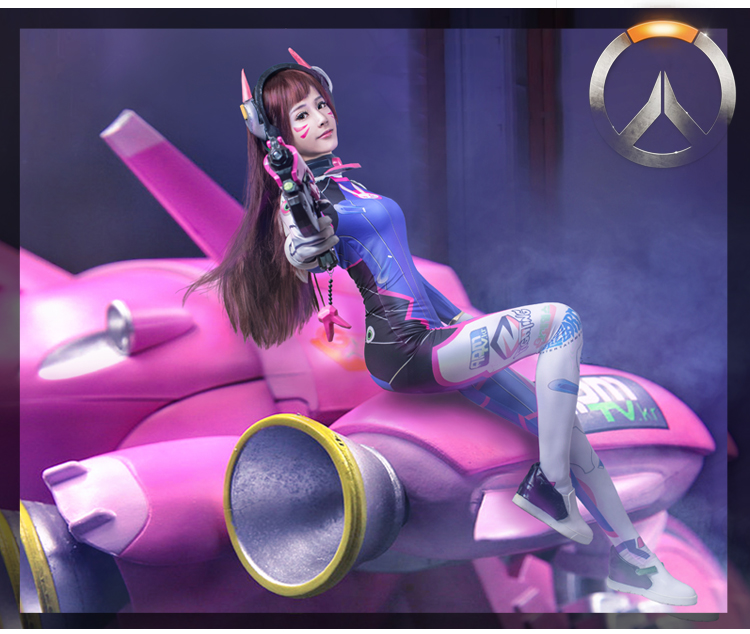 ★全身タイツ D.Va★Overwatch オーバーウオッチ コスチューム コスプレ衣装 cosplay サイズ豊富 変装 仮装 コス ハロウィン