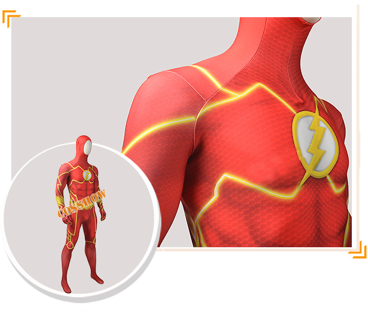 ★全身タイツ The Flash 3Dプリント★The Flash Cosplay コスチューム コスプレ衣装 スーツ サイズ豊富 サイズオーダー可能 変装 仮装 コス ハロウィン