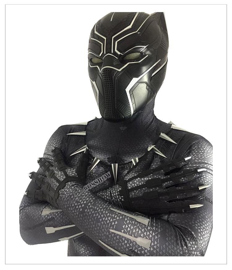 ★全身タイツ Black Panther 高級仕様 3Dウェブ★Black Panther Cosplay コスチューム コスプレ衣装 スーツ サイズ豊富 サイズオーダー可能 変装 仮装 コス ハロウィン