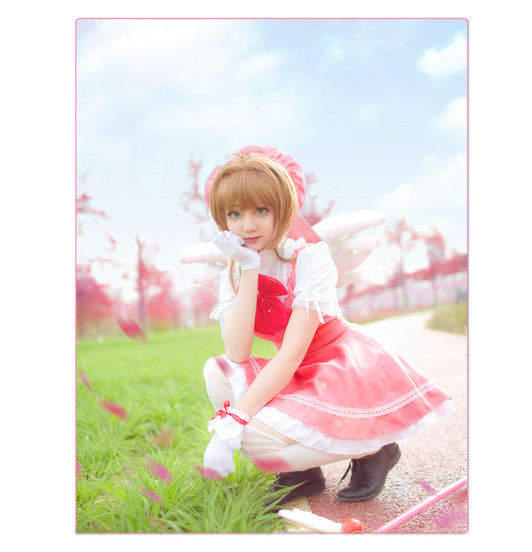 ★コスプレ衣装 木之本 桜/KINOMOTO SAKURA★カードキャプターさくら コスチューム cosplay サイズ豊富 変装 仮装 コス ハロウィン