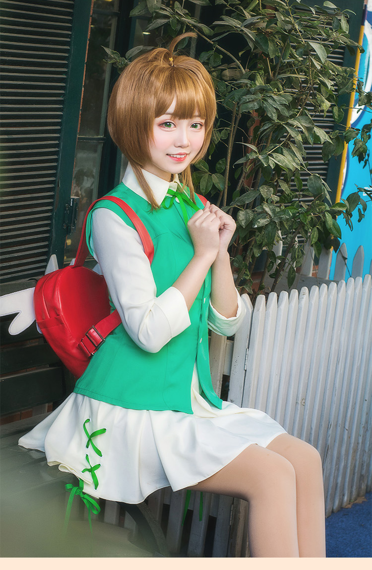 ★コスプレ衣装 木之本 桜/KINOMOTO SAKURA★カードキャプターさくら コスチューム cosplay サイズ豊富 変装 仮装 コス ハロウィン