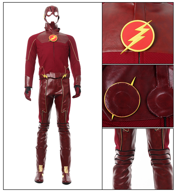 ★コスプレ衣装 The Flash★The Flash Cosplay コスチューム コスプレ衣装 スーツ サイズ豊富 サイズオーダー可能 変装 仮装 コス ハロウィン