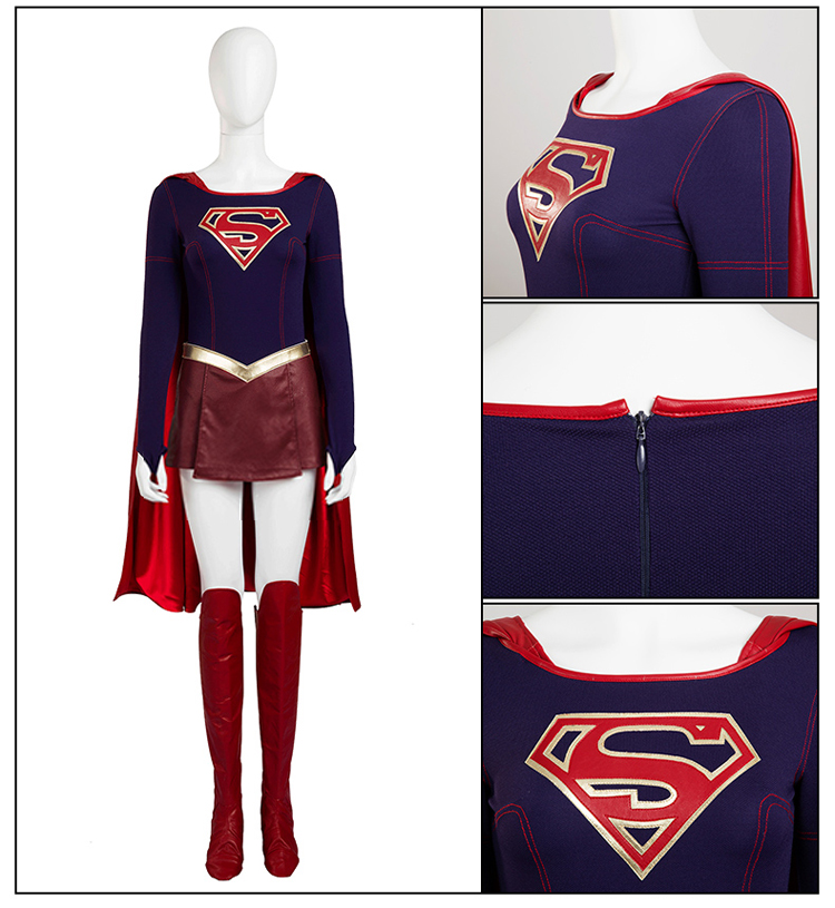 ★コスプレ衣装 Supergirl★The Flash Cosplay コスチューム コスプレ衣装 スーツ サイズ豊富 サイズオーダー可能 変装 仮装 コス ハロウィン