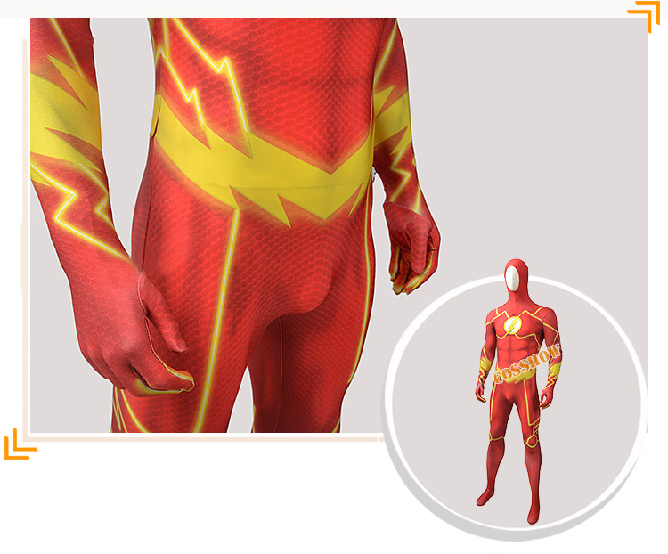 ★全身タイツ The Flash 3Dプリント★The Flash Cosplay コスチューム コスプレ衣装 スーツ サイズ豊富 サイズオーダー可能 変装 仮装 コス ハロウィン